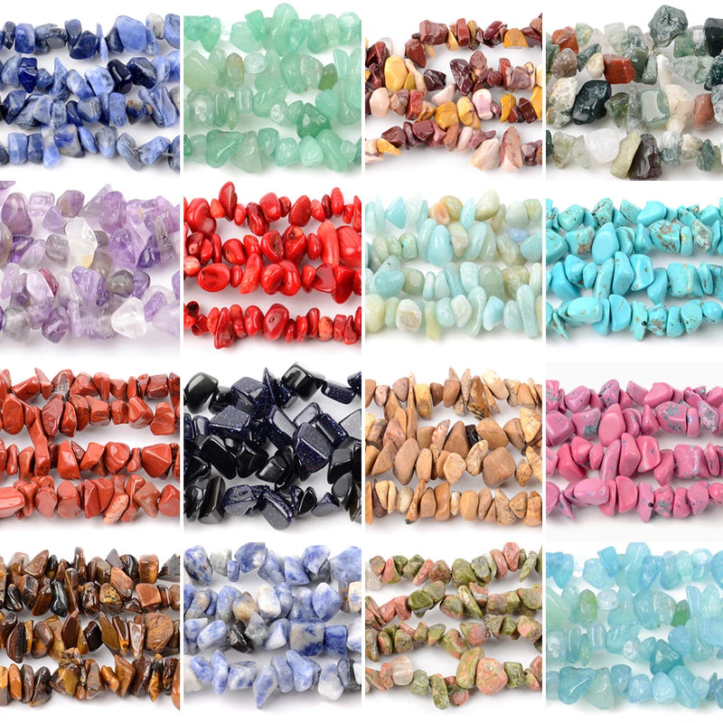 Natural Stone Beads Irregular Chips For Jewelry Making Necklace Bracelet