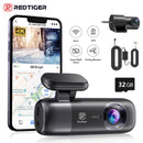 REDTIGER F9 4K Dash Cam Front Rear WiFi GPS Night Vision