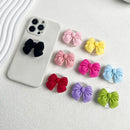 Korean Colorful Bowknot Phone Holder Griptok Finger Ring Support