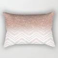 Nordic Pink Checkered Striped Cushion Pillowcase For Office Living Room