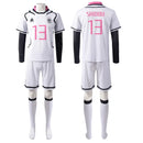 Blue Lock Shidou Ryusei Cosplay Costume Sportswear Set Wig Shorts