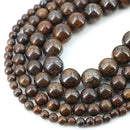 Natural Stone Beads Blue Tiger Eye Amethyst Rose Quartz 4 To 10MM