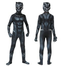 Black Panther Cosplay Costume Kids Boys Girls Jumpsuit Bodysuit