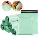 50pcs Thick Green PE Poly Mailers For Mailing And Storage