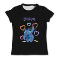 Girls Kawaii Stitch T-shirt Toddler Cartoon Tee Summer Short Sleeve