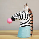 Resin Succulent Planter Animal Head Sculpture Zebra Giraffe Pot
