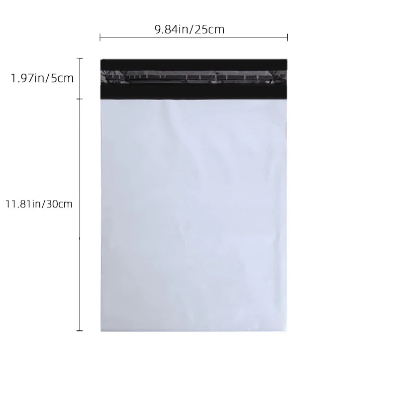 Waterproof Poly Mailers 25x35cm Grey Tear Resistant Strong Envelopes