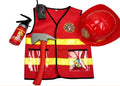 Construction Worker Costume For Kids Role Play Hat Kit Dress Up Set