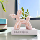 Ceramic Balloon Dog Sculpture Nordic Home Office Table Decoration