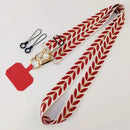 Mobile Phone Lanyard With Pearl Pendant Two Color Options