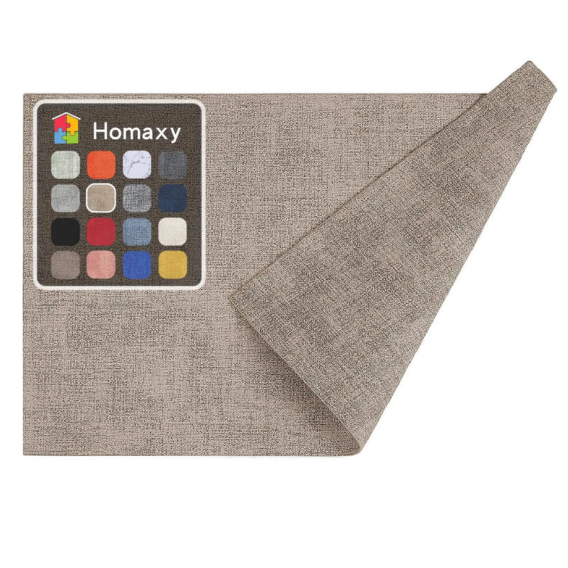 Kitinjoy Heat Resistant Placemats Waterproof Faux Leather Table Mats Easy Clean