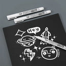 White Paint Pen 1.0mm Waterproof Permanent Paint Marker For Art