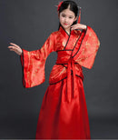 Girls Kimono Dress Traditional Chinese Japanese Style For Dance And Chorus
