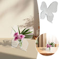 Transparent Acrylic Butterfly Vase Decorative Glass Garden Figurine