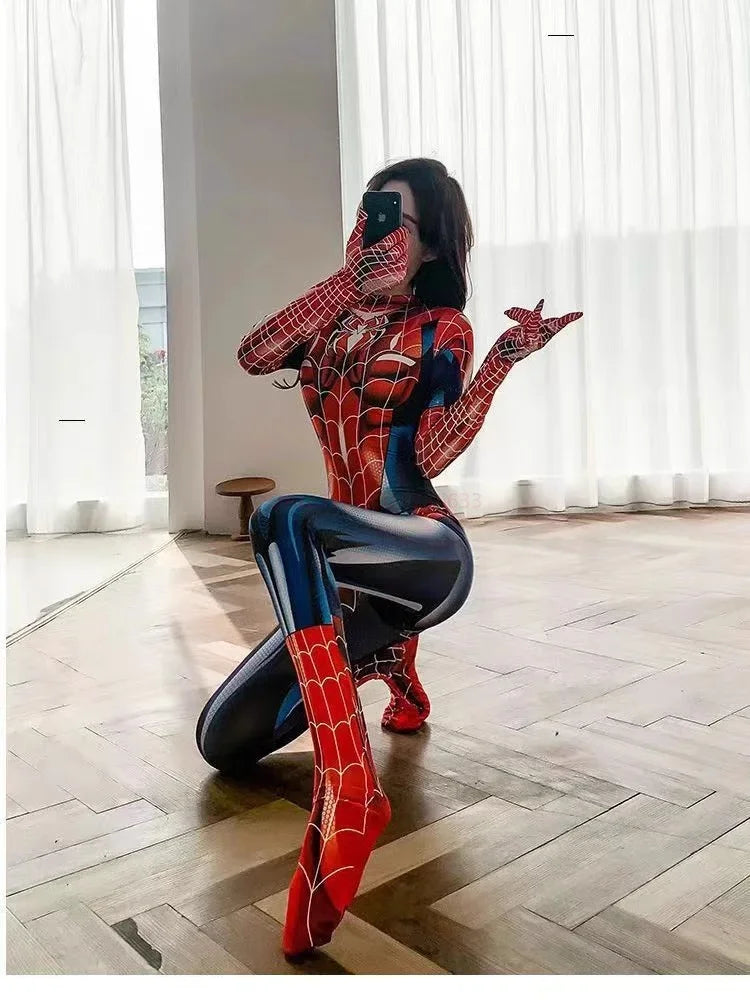 Black Cat Superhero Cosplay Costume 3D Printed Tight Bodysuit