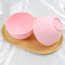 Silicone Face Mask Mixing Bowl Set With Brush Spatula And Spoon