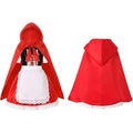 Girls Little Red Riding Hood Costume Halloween Christmas Performance Dress