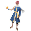 Men's Cosplay Costume Full Set With Scarf And Wrister For Halloween