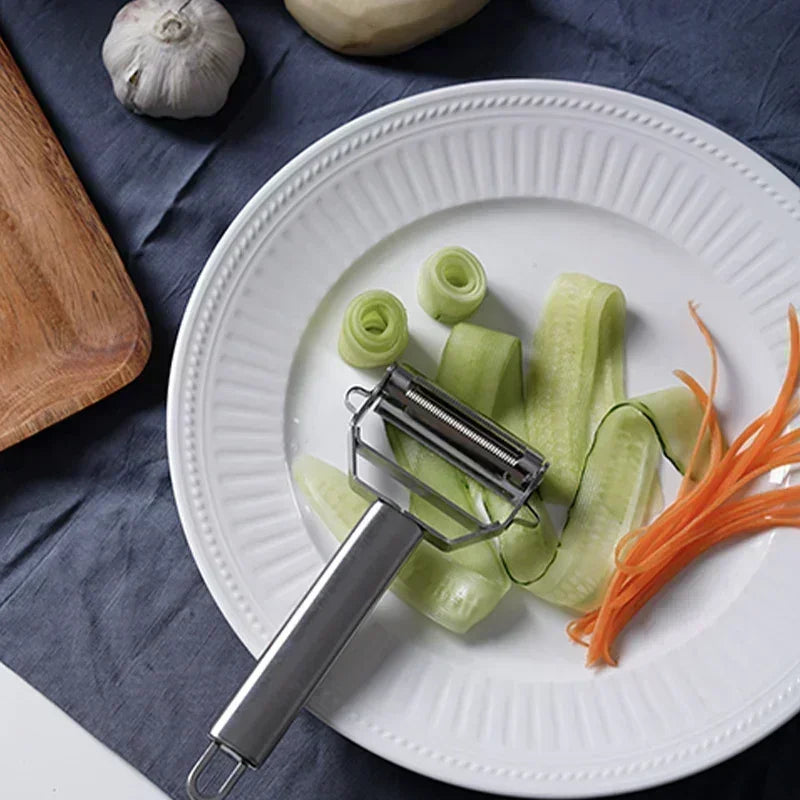 4in1 Stainless Steel Vegetable Peeler Grater Slicer Multifunctional Tool