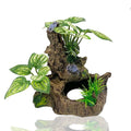 Aquarium Ornaments Plastic Simulation Plants Trees Rocks Fish Tank Decor