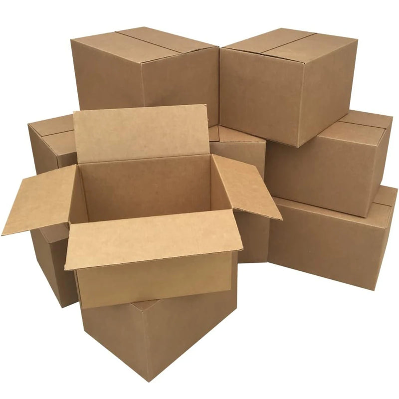 Small Mailing Boxes Brown Corrugated Cardboard Mailer With Lids