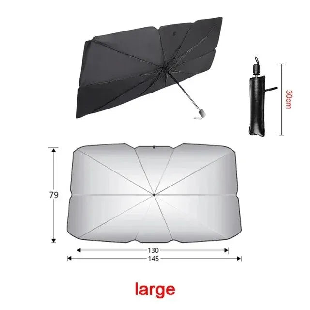 Car Sunshade Umbrella Folding Windshield Front Parasol For Summer