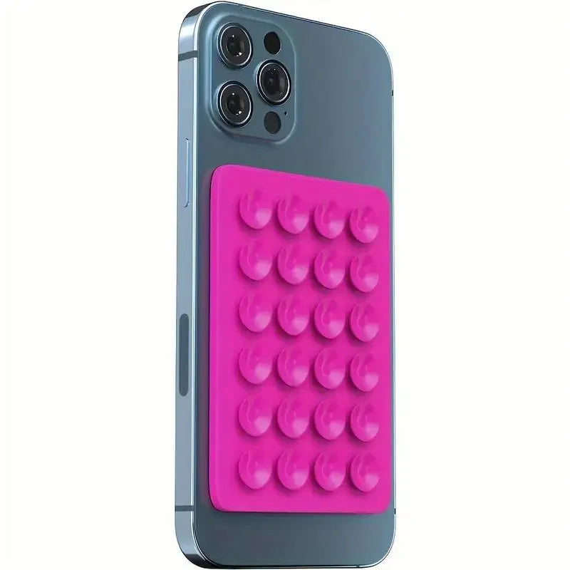 Silicone Suction Phone Holder Mat Anti-Slip Wall Stand Mount Sticker