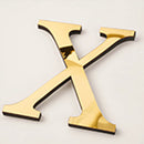 Golden Mirror Acrylic Wall Sticker Large 20cm DIY English Letters Decor