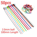 Colorful Mixed Alloy Jump Rings Lobster Clasp DIY Jewelry Making Supplies