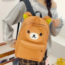 Kawaii Bear Backpack Large Capacity Student School Bag Shoulder Bag