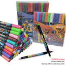 12-36 Colors Acrylic Paint Markers Pen 1-2mm Water Resistant