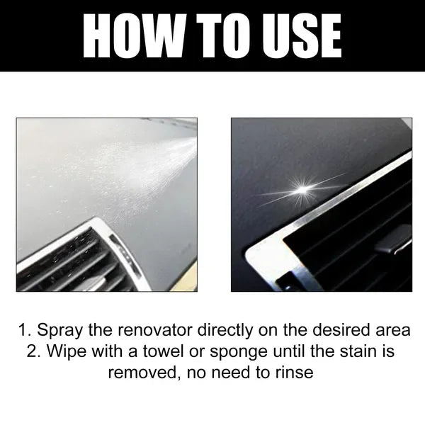 Homonth Car Interior Renovation Spray Seat Panel Cleaning Maintenance