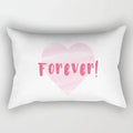 Nordic Pink Checkered Striped Cushion Pillowcase For Office Living Room