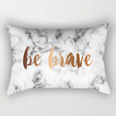 Nordic Pink Checkered Striped Cushion Pillowcase For Office Living Room