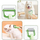 Dog Grooming Brush Double-Sided Pet Hair Remover Comb For Dogs Cats