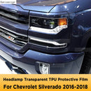 Chevrolet Silverado Headlight Protective Film Transparent Scratch Resistant