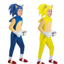 Sonic Cosplay Costume For Kids Boys Girls Hedgehog Jumpsuit