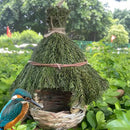 Hand Woven Birdhouse Natural Grass Hanging Garden Parrot Cage