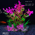 Artificial Aquarium Plants Green Plastic Underwater Fish Tank Decor