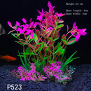 Artificial Aquarium Plants Green Plastic Underwater Fish Tank Decor