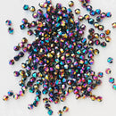 100PCS 4MM Shiny Faceted Austria Crystal Beads For Jewelry Making