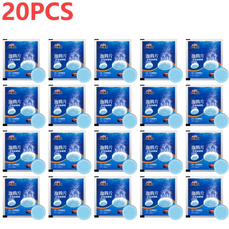 200pcs Car Windscreen Cleaner Tablets Effervescent Glass Cleaning