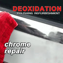 Chrome Restoration Paste For Vehicle Trim And Emblems With Sponge
