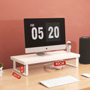 Monitor Raised Shelf Adjustable Laptop Stand Desktop Organizer Rack Holder