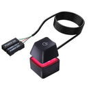 Desktop Computer Power Switch RGB Backlight Mechanical Key Button