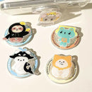 GMMTV Ohmnanon BounPrem Cartoon Magnetic Phone Holder Stand Accessories