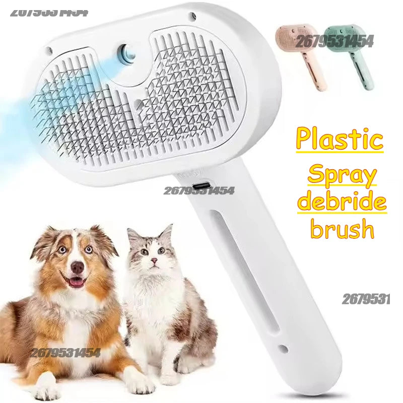 Steam Dog Grooming Brush Spray Comb For Dogs And Cats Luxury