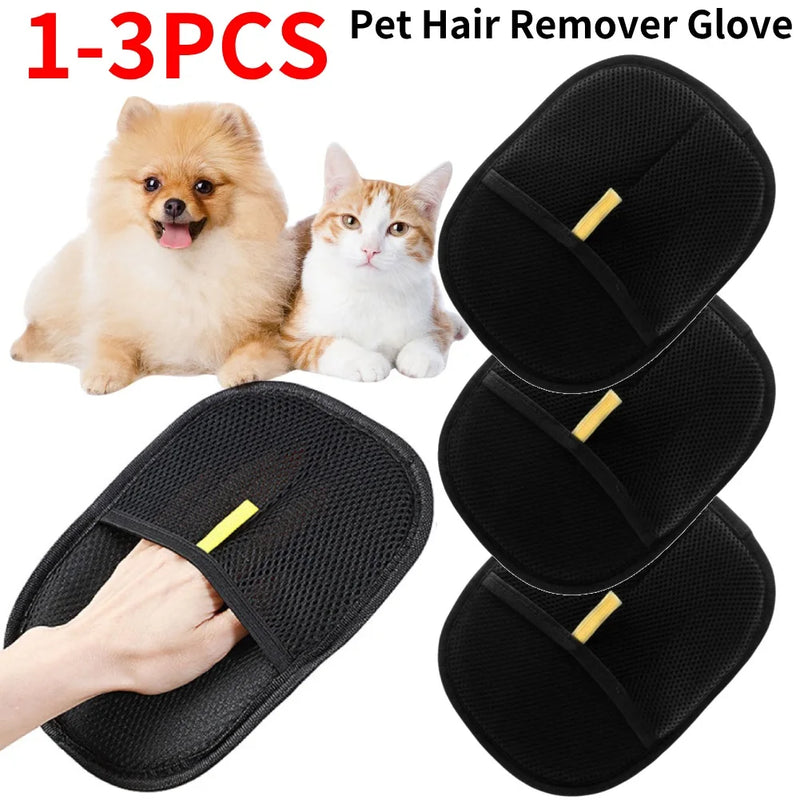 Pet Hair Remover Gloves For Dogs Cats Rabbits Deshedding Mitts