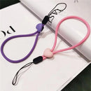 Mobile Phone Strap Adjustable Colorful Heart Wrist Elastic Lanyard