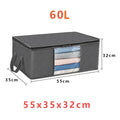 Large Capacity Clothes Storage Bag Foldable Organizer For Bedroom Closet